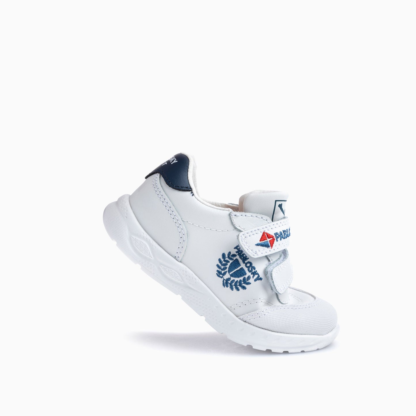 White and blue shoes 296910