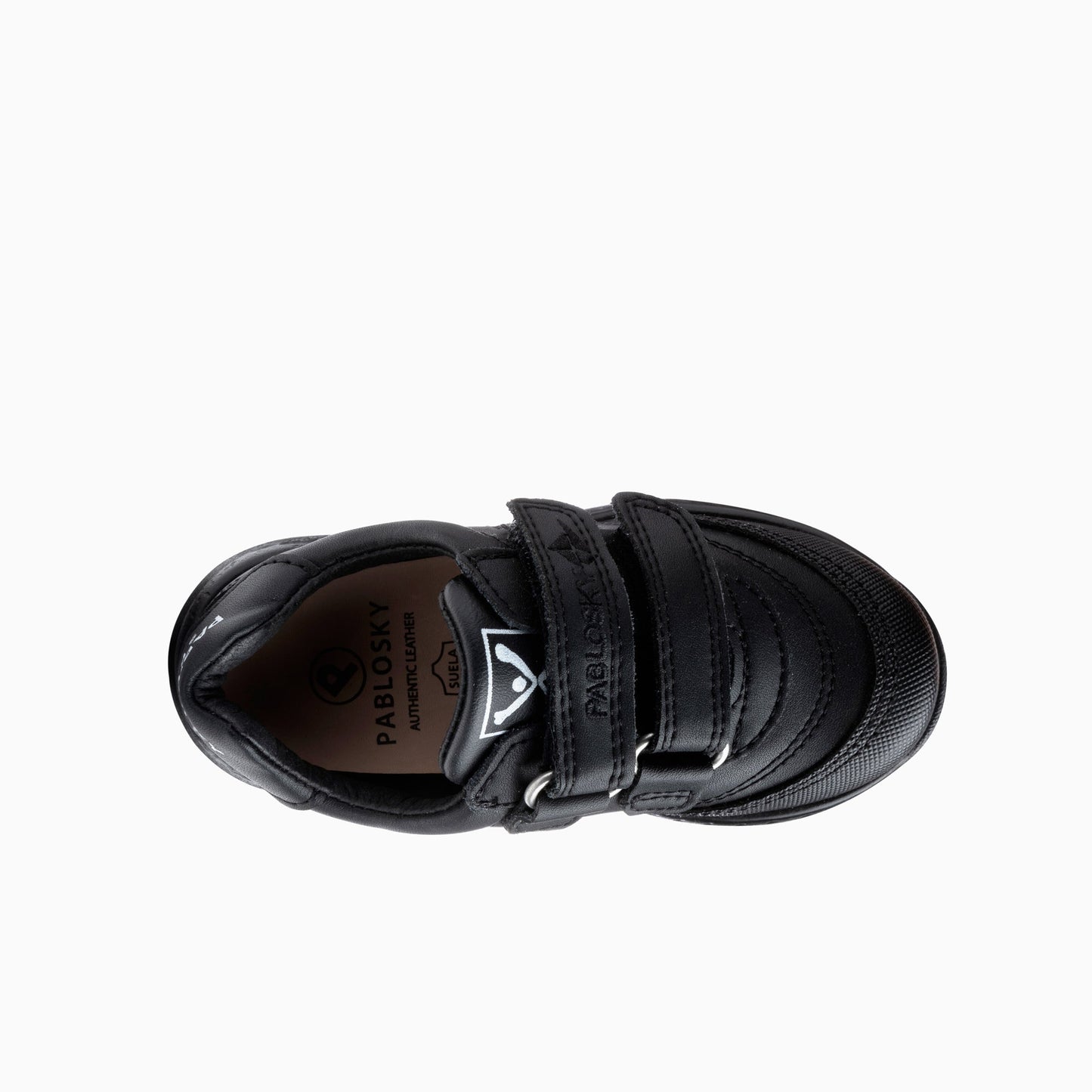 Black leather shoes 296910