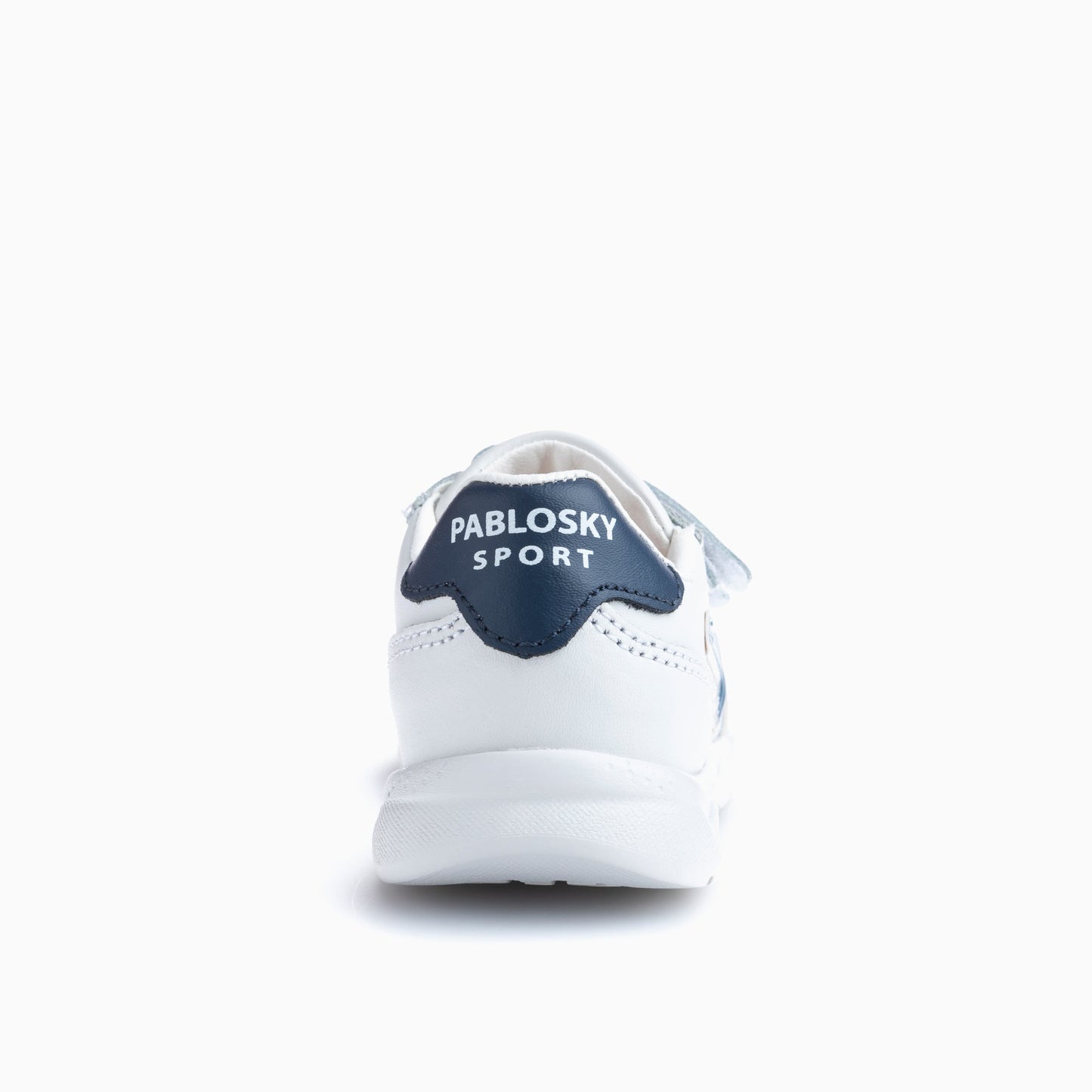 White blue icon leather shoes 297002