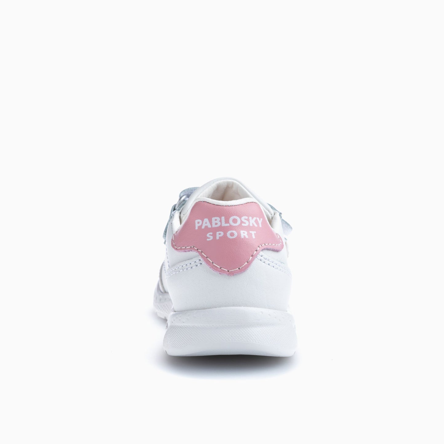 White pink icon leather shoes 297007