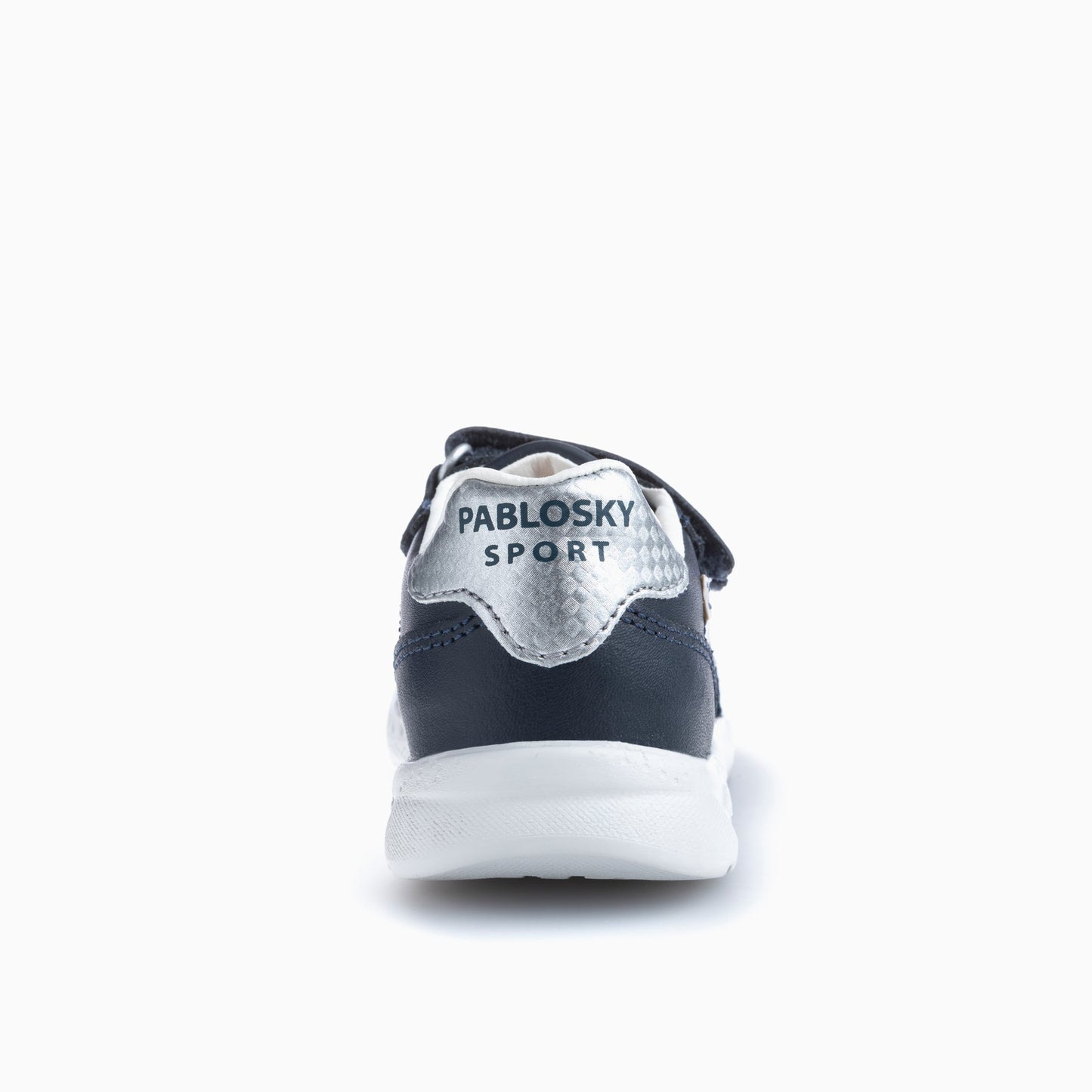 Navy blue and white icon leather shoes 297020
