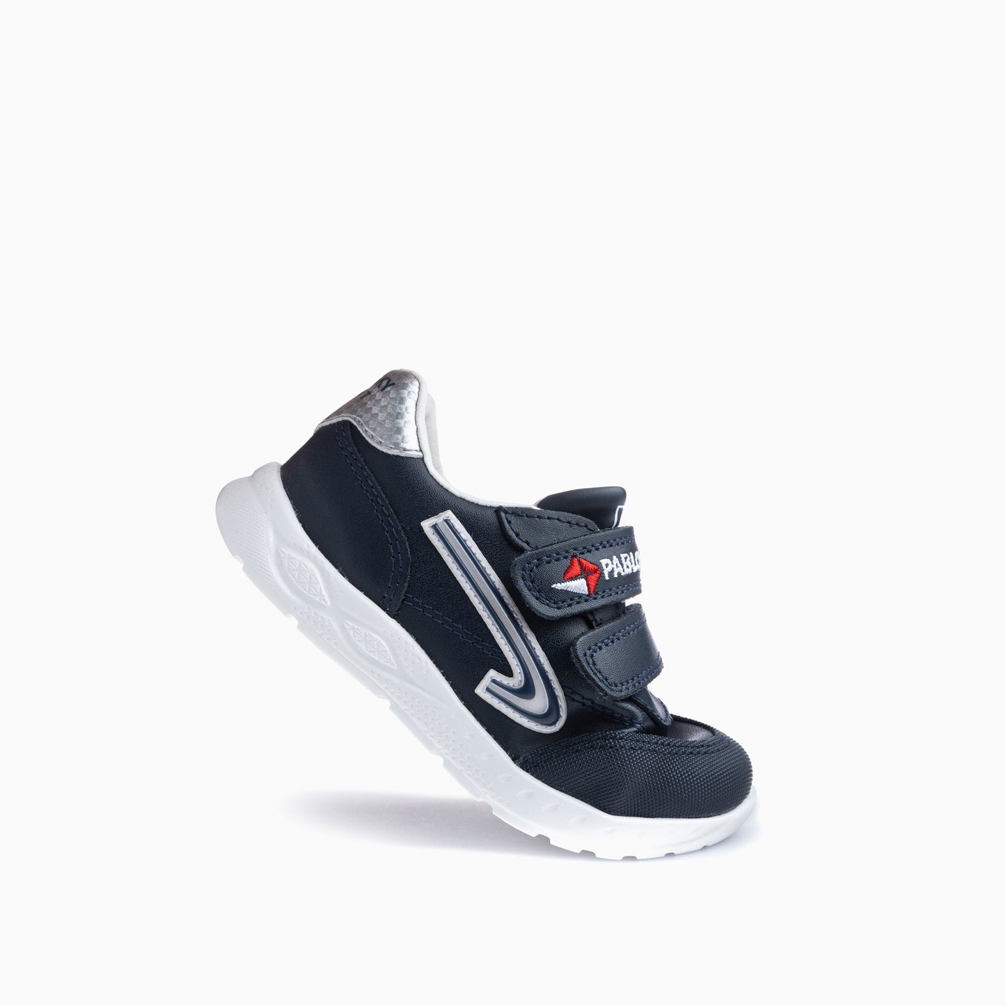 Navy blue and white icon leather shoes 297020