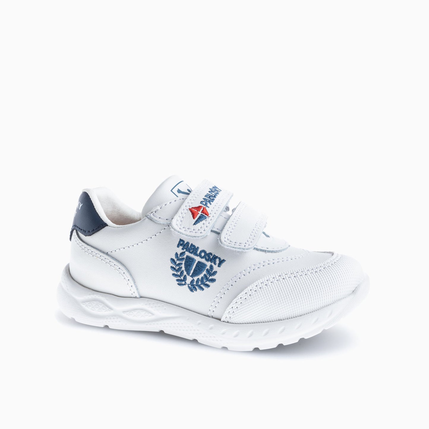 White and blue shoes 296910