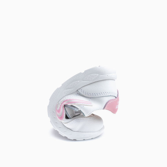 White pink icon leather shoes  297007