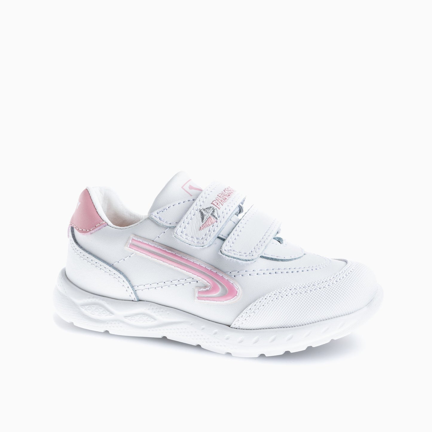 White pink icon leather shoes  297007