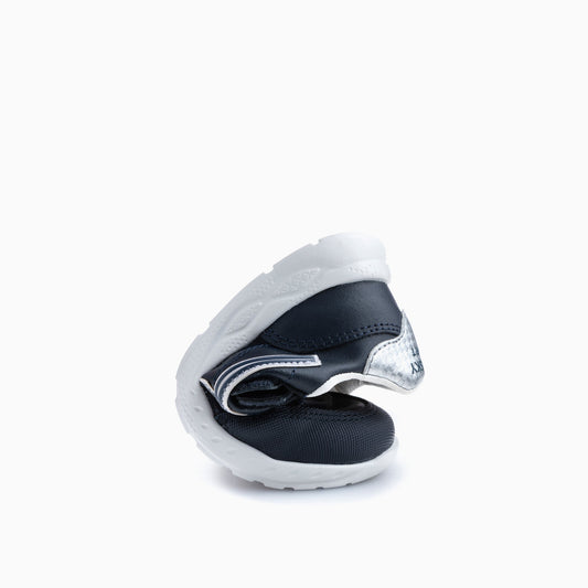 Navy blue and white icon leather shoes 297020